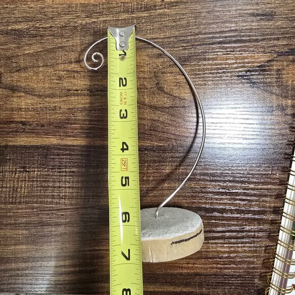 NWT RARE Pam Schifferl Santa Ornament w/Base Midwest Cannon Falls Winter White - Picture 9 of 11